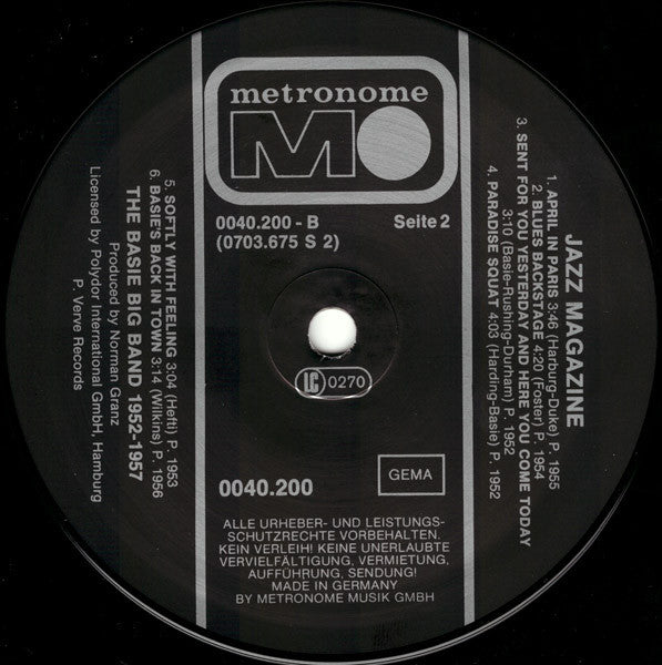 The Basie Band 1952 - 1957