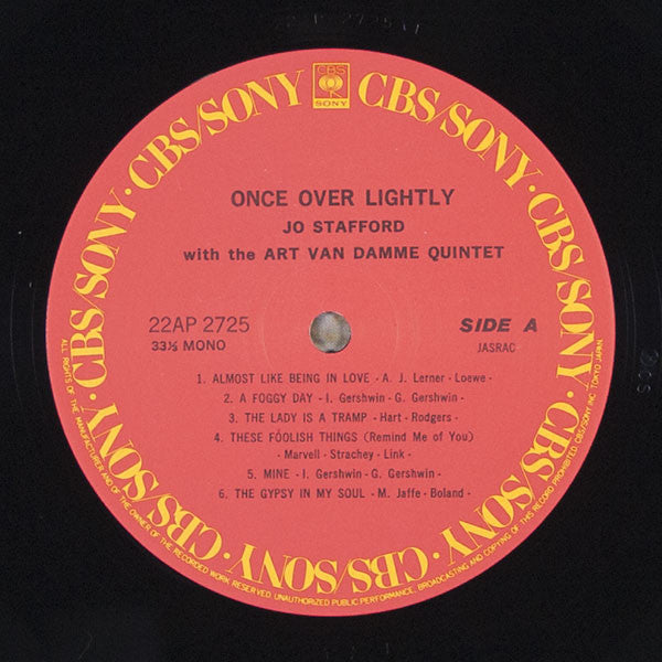 Once Over Lightly = ワンス・オーヴァー・ライトリー