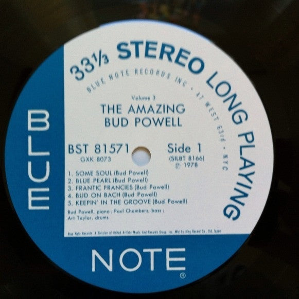 The Amazing Bud Powell, Vol. 3 - Bud!