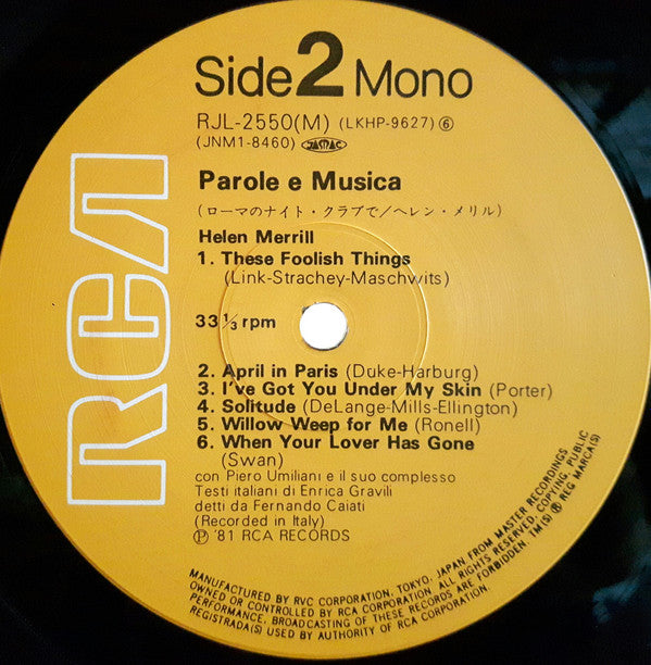 Parole E Musica