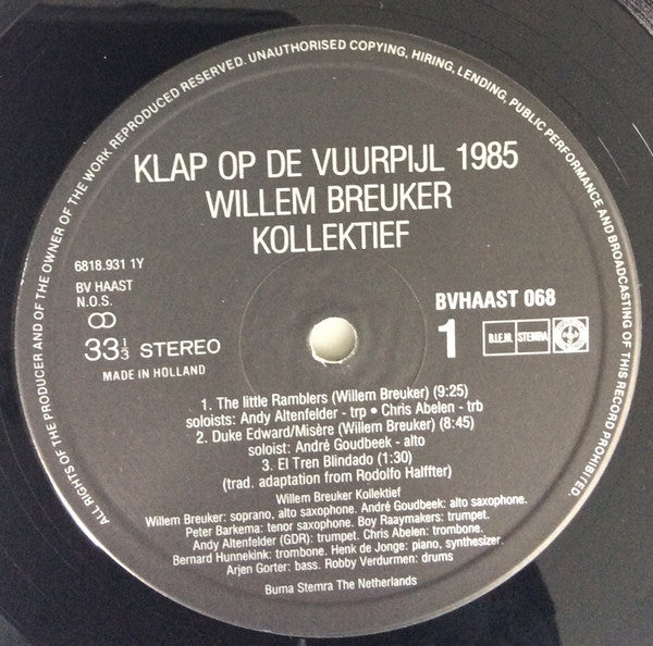 Klap Op De Vuurpijl 1985