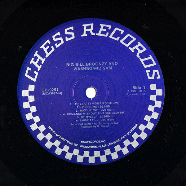 Big Bill Broonzy And Washboard Sam