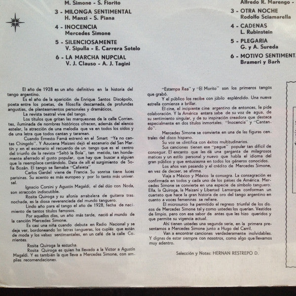 Grabaciones De Oro De Mercedes Simone