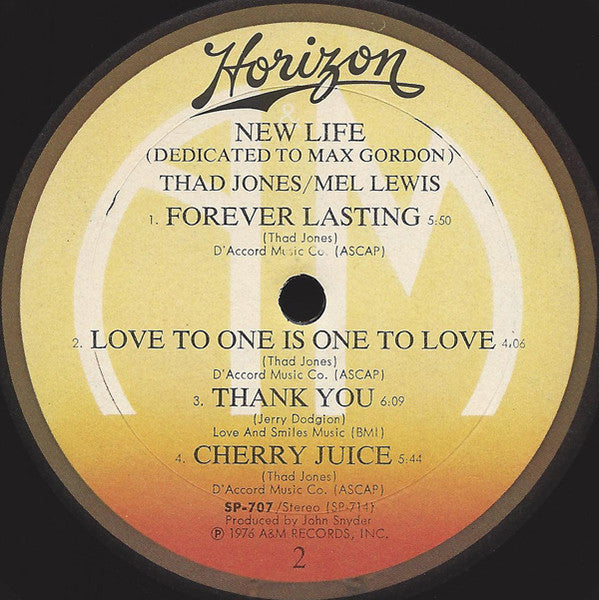 New Life (Dedicated To Max Gordon)