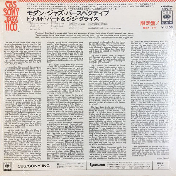 Modern Jazz Perspective