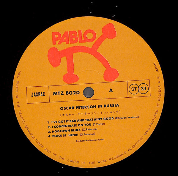 Oscar Peterson In Russia