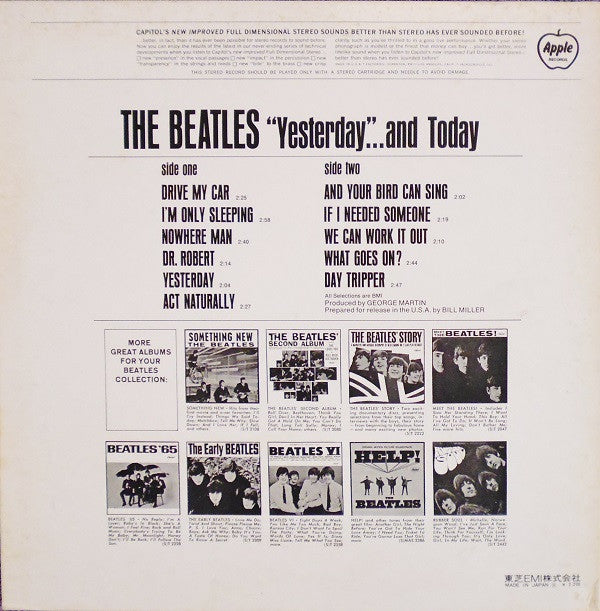 "Yesterday"...... And Today