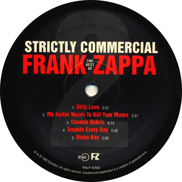 Strictly Commercial (The Best Of Frank Zappa)