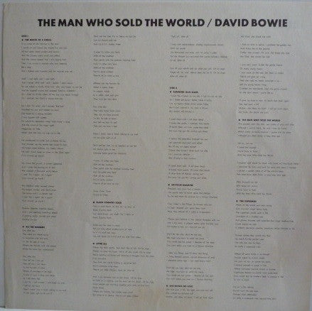 The Man Who Sold The World