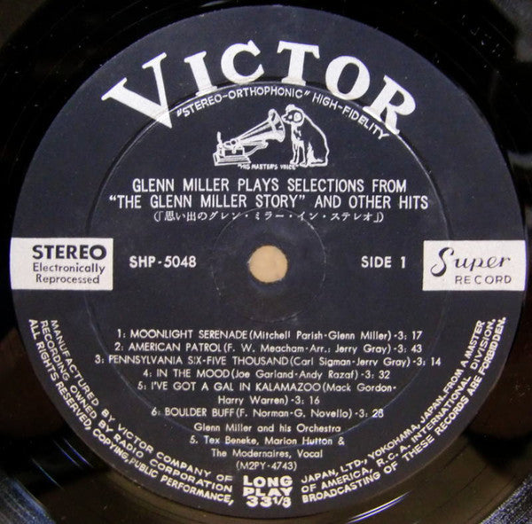 Glenn Miller Plays Selections From "The Glenn Miller Story" And Other Hits / 思い出のグレン・ミラー・イン・ステレオ