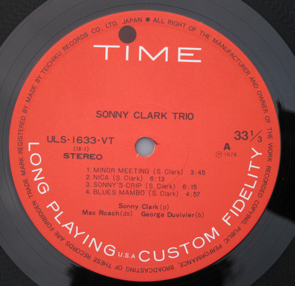Sonny Clark Trio