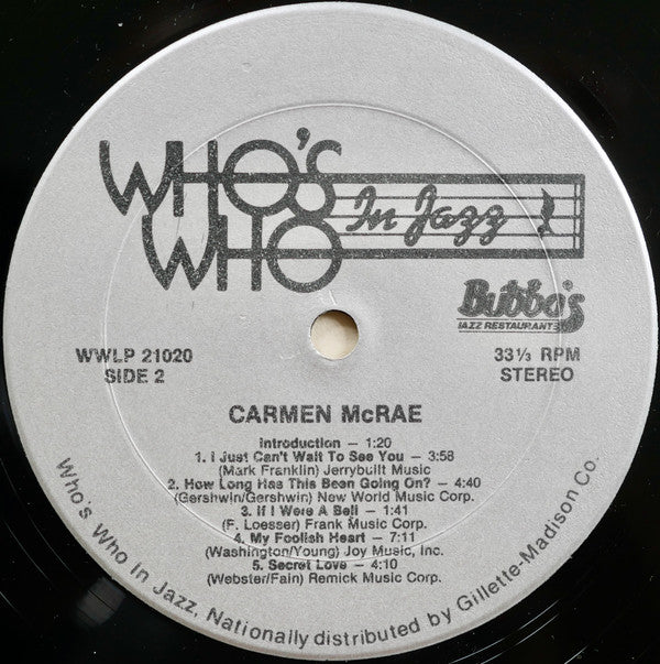 Recorded Live At Bubba's