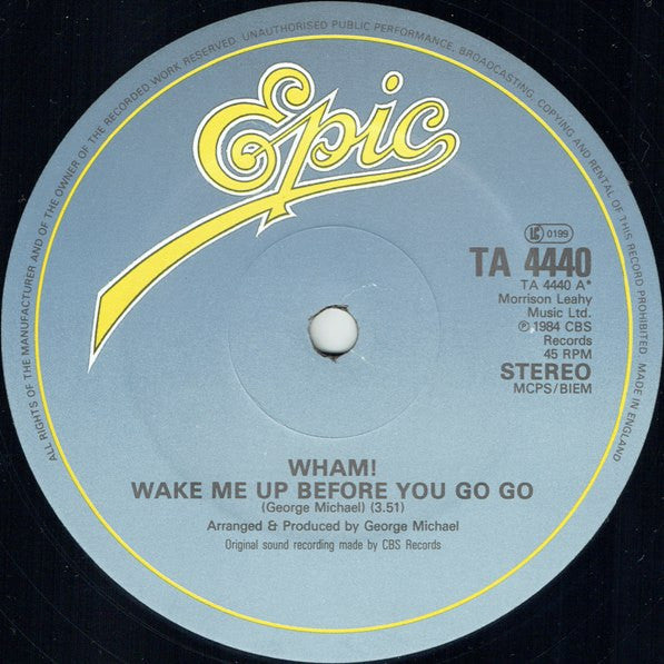 Wake Me Up Before You Go-Go