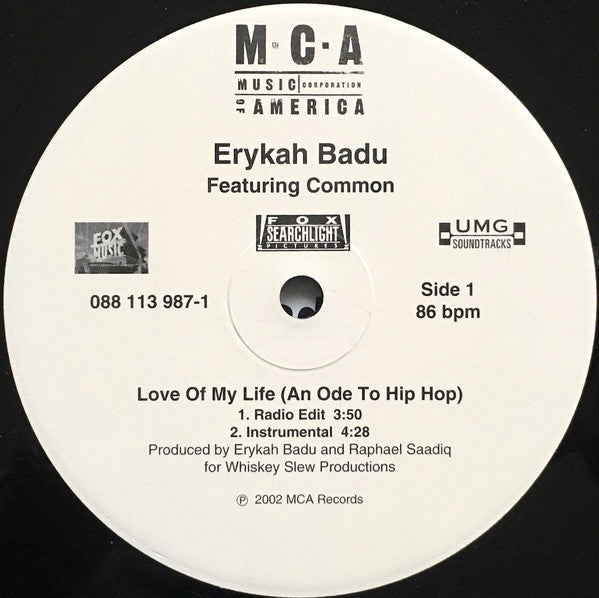Release: Love Of My Life (An Ode To Hip Hop)-Vinyl-US-2002-088 113 987-1, 088 113 987-1, 088 113 987-1, 088 113 987-1-3016130