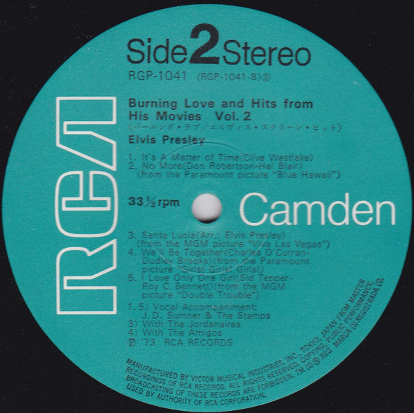 Burning Love And Hits From His Movies Vol. 2 = バーニング・ラブ