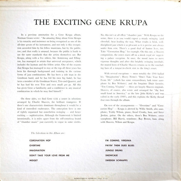The Exciting Gene Krupa