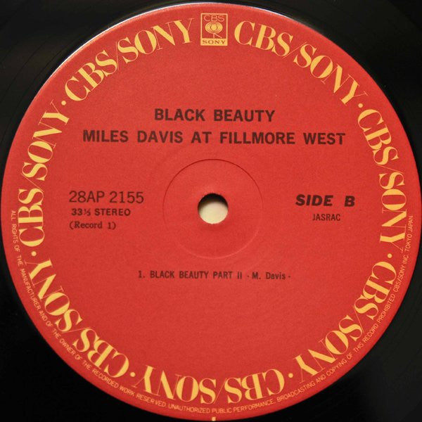 Black Beauty / Miles Davis At Fillmore West