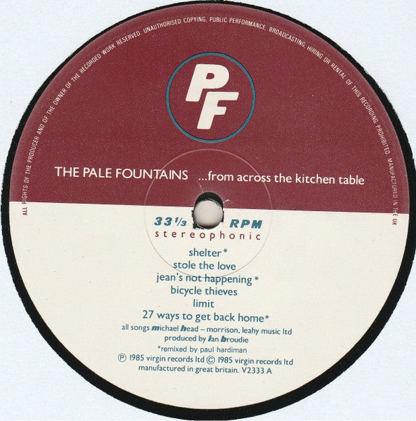 ... From Across The Kitchen Table