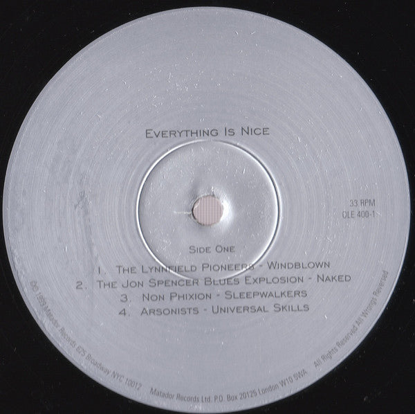 Everything Is Nice - The Matador Records 10th Anniversary Anthology