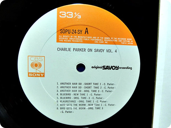 Charlie Parker On Savoy Vol. 4