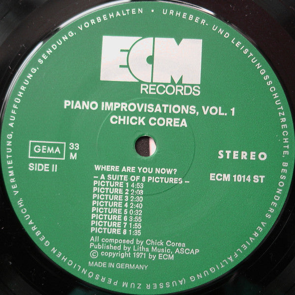 Piano Improvisations Vol. 1