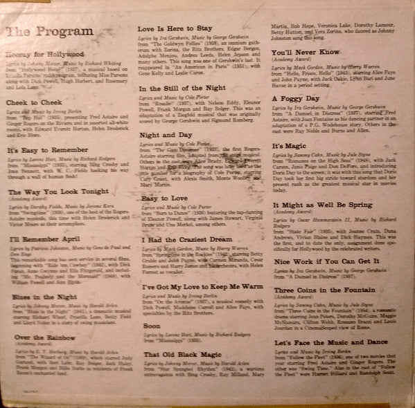 Hooray For Hollywood