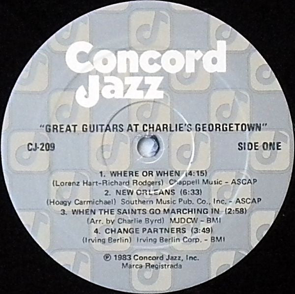 Great Guitars At Charlie's Georgetown