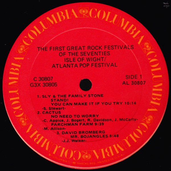 The First Great Rock Festivals Of The Seventies - Isle Of Wight / Atlanta Pop Festival