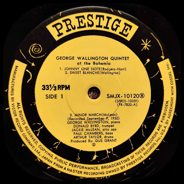 George Wallington Quintet At The Bohemia