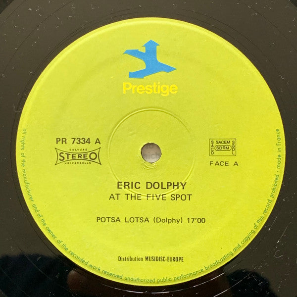 Memorial Album Recorded Live At The Five Spot