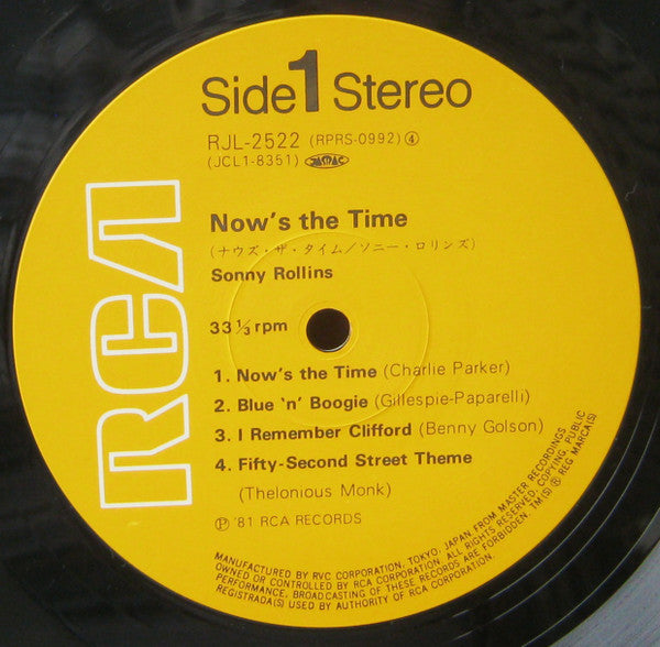 Now's The Time!