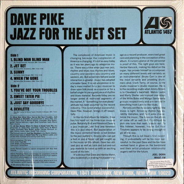 Jazz For The Jet Set