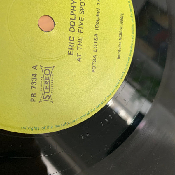 Memorial Album Recorded Live At The Five Spot