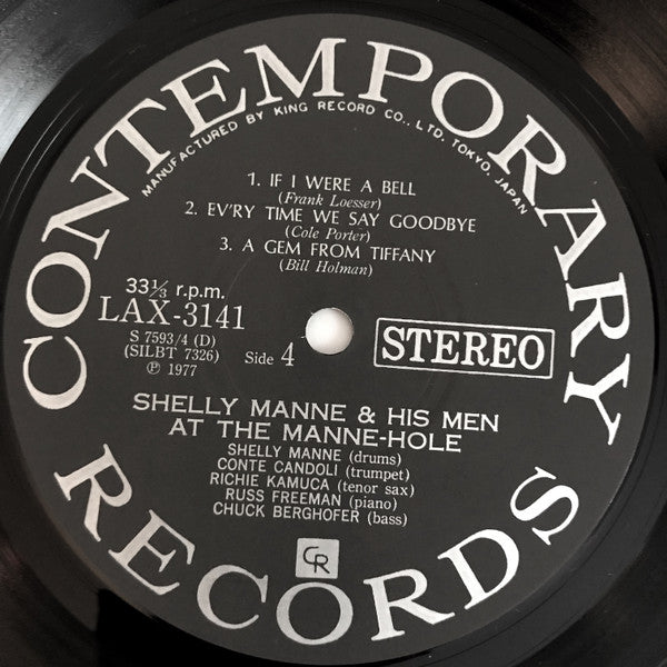 Live! Shelly Manne & His Men At The Manne Hole