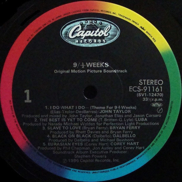 9½ Weeks - Original Motion Picture Soundtrack