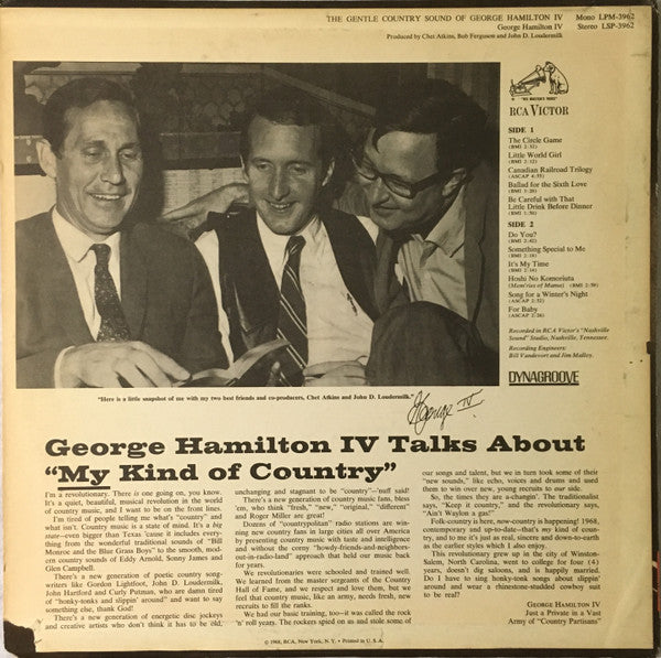 The Gentle Country Sound Of George Hamilton IV