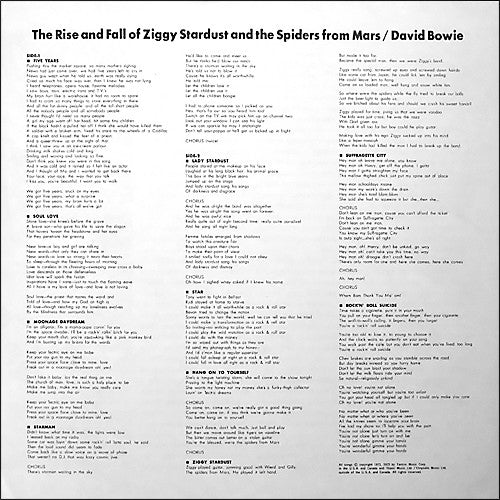 The Rise And Fall Of Ziggy Stardust And The Spiders From Mars