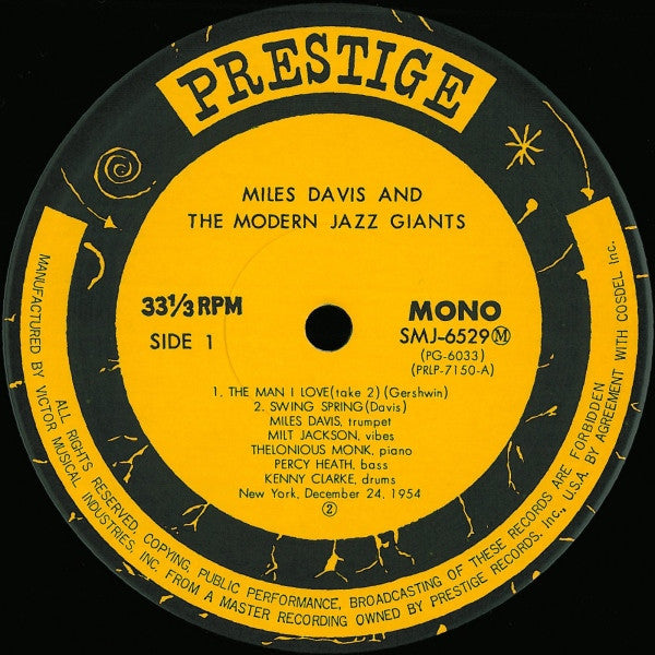 Miles Davis And The Modern Jazz Giants