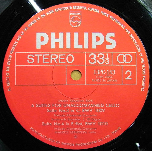 Die 6 Suiten Für Violoncello Solo BWV 1007-1012