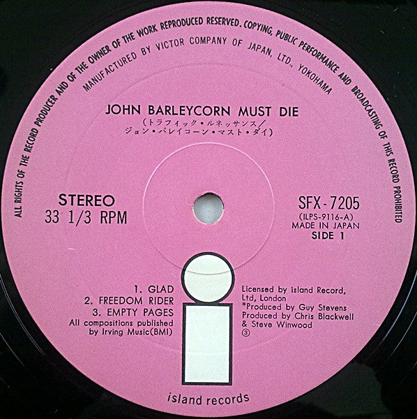 John Barleycorn Must Die