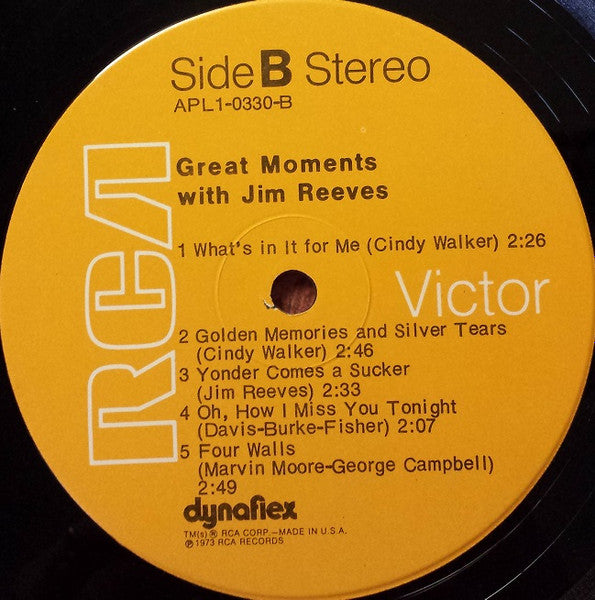 Great Moments With Jim Reeves
