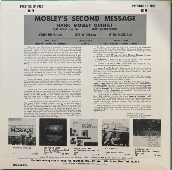 Mobley's 2nd Message