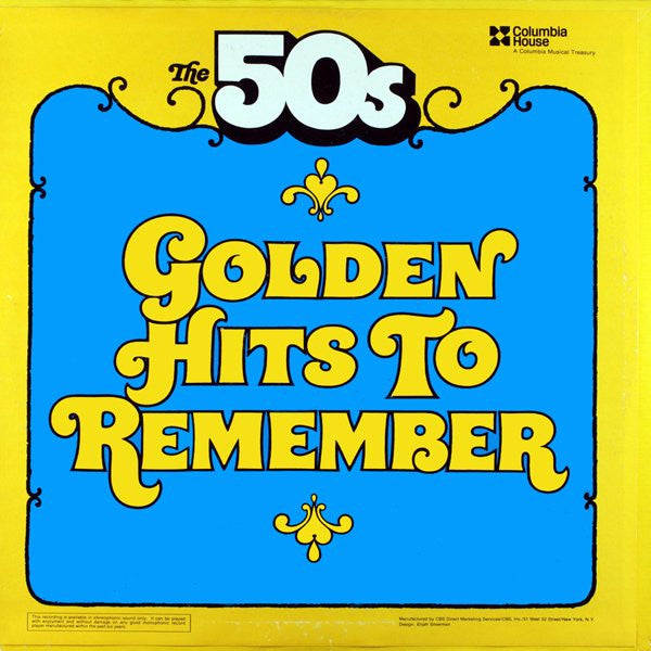 The 50's Greatest Love Songs / The 50's Golden Hits To Remember