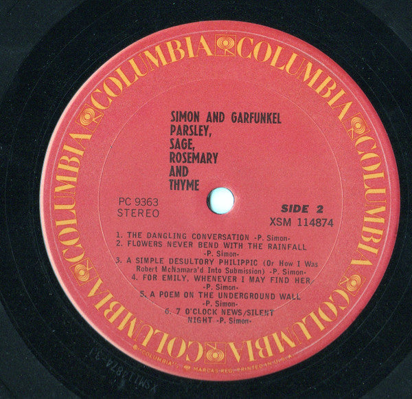 Parsley, Sage, Rosemary And Thyme