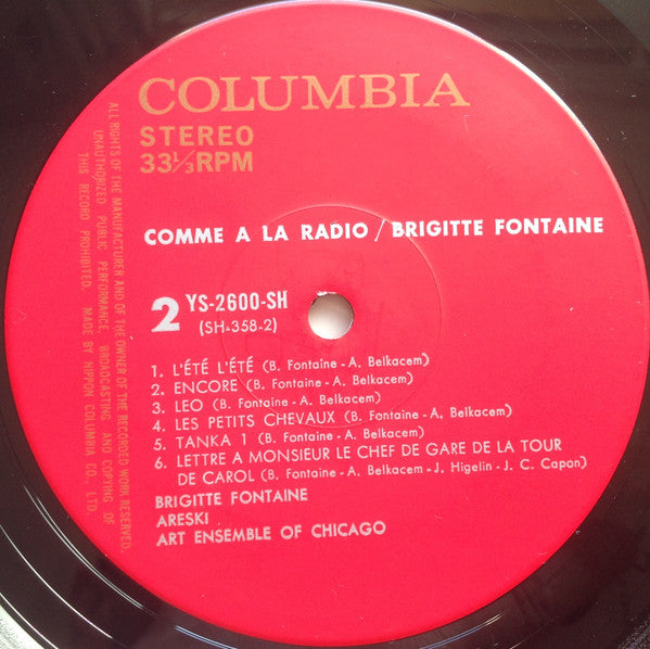 Comme À La Radio = ラジオのように