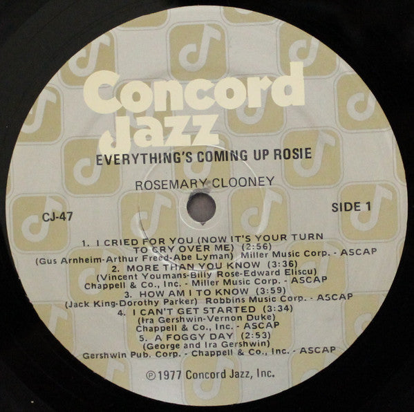 Everything's Coming Up Rosie