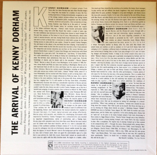 The Arrival Of Kenny Dorham