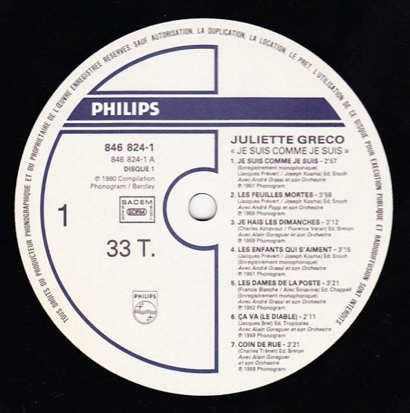 Je Suis Comme Je Suis