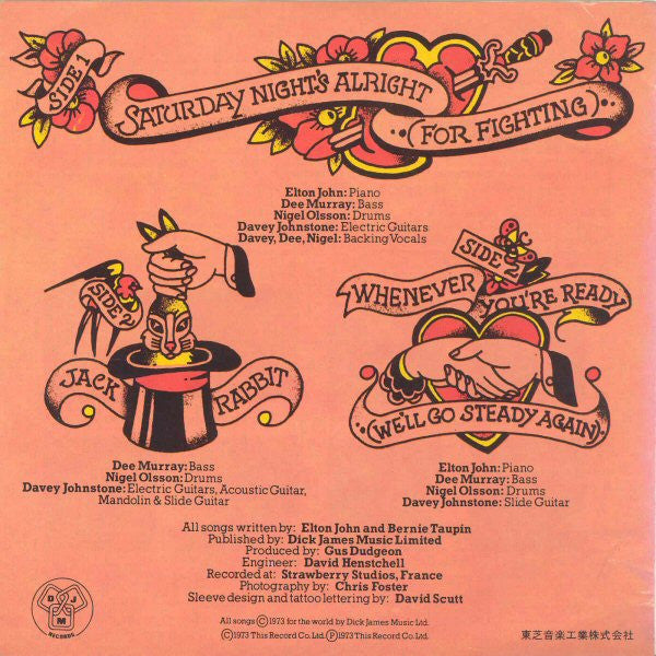 Saturday Night's Alright For Fighting