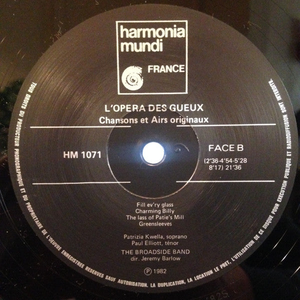 L'opera Des Gueux: Chansons Et Airs Originaux